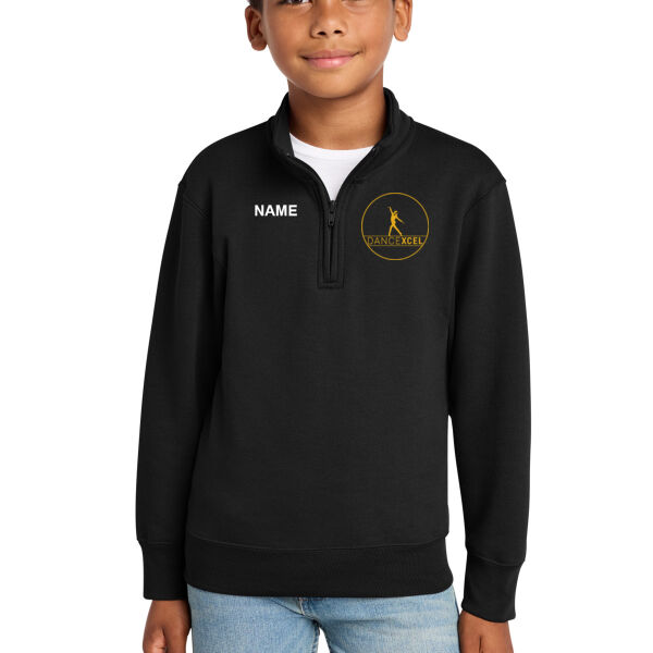 Port & Co - Youth Core Fleece 1/4 Zip Pullover Sweatshirt - Embroidered Logo **Add Name for $5!** Thumbnail