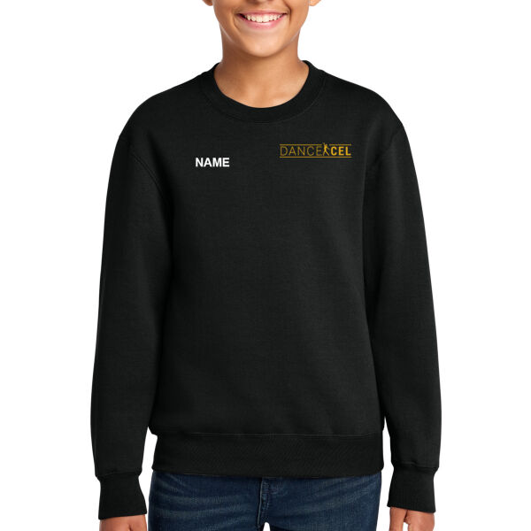 Port & Co® Youth Core Fleece Crewneck Sweatshirt - Embroidered Logo **Add Name For $5** Thumbnail
