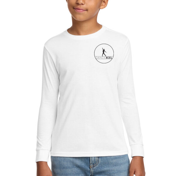 District - Youth Perfect Tri Long Sleeve Tee - Printed Logo Thumbnail