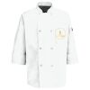 Eight Pearl Button Chef Coat with Thermometer Pocket Thumbnail