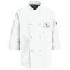 Eight Pearl Button Chef Coat with Thermometer Pocket Thumbnail