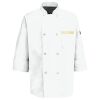 Eight Pearl Button Chef Coat with Thermometer Pocket Thumbnail