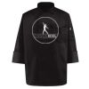 Black Knot Button Chef Coat Thumbnail