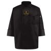 Black Knot Button Chef Coat Thumbnail